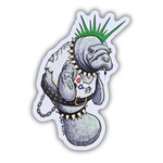 Punk Manatee Sticker (4")