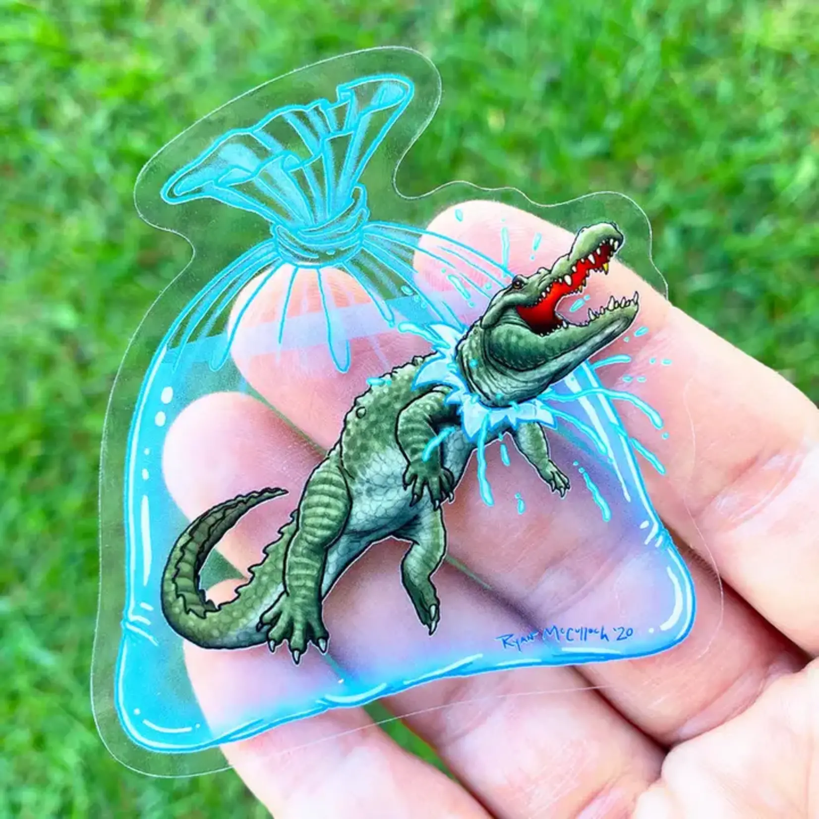 Ryan McCulloch's New Pet Alligator Sticker