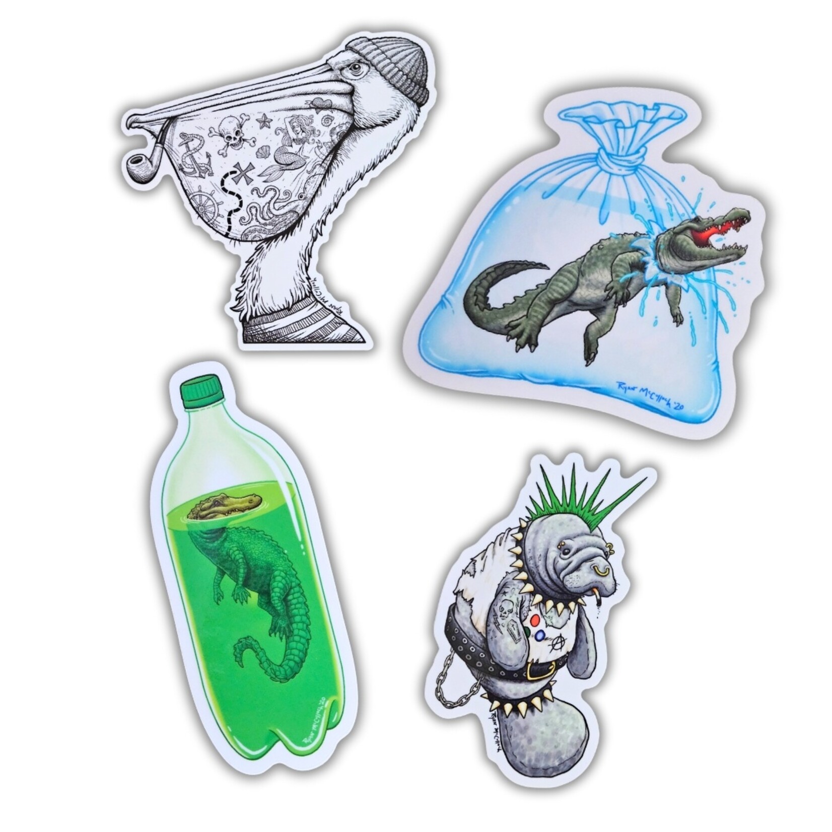Ryan McCulloch's New Pet Alligator Sticker