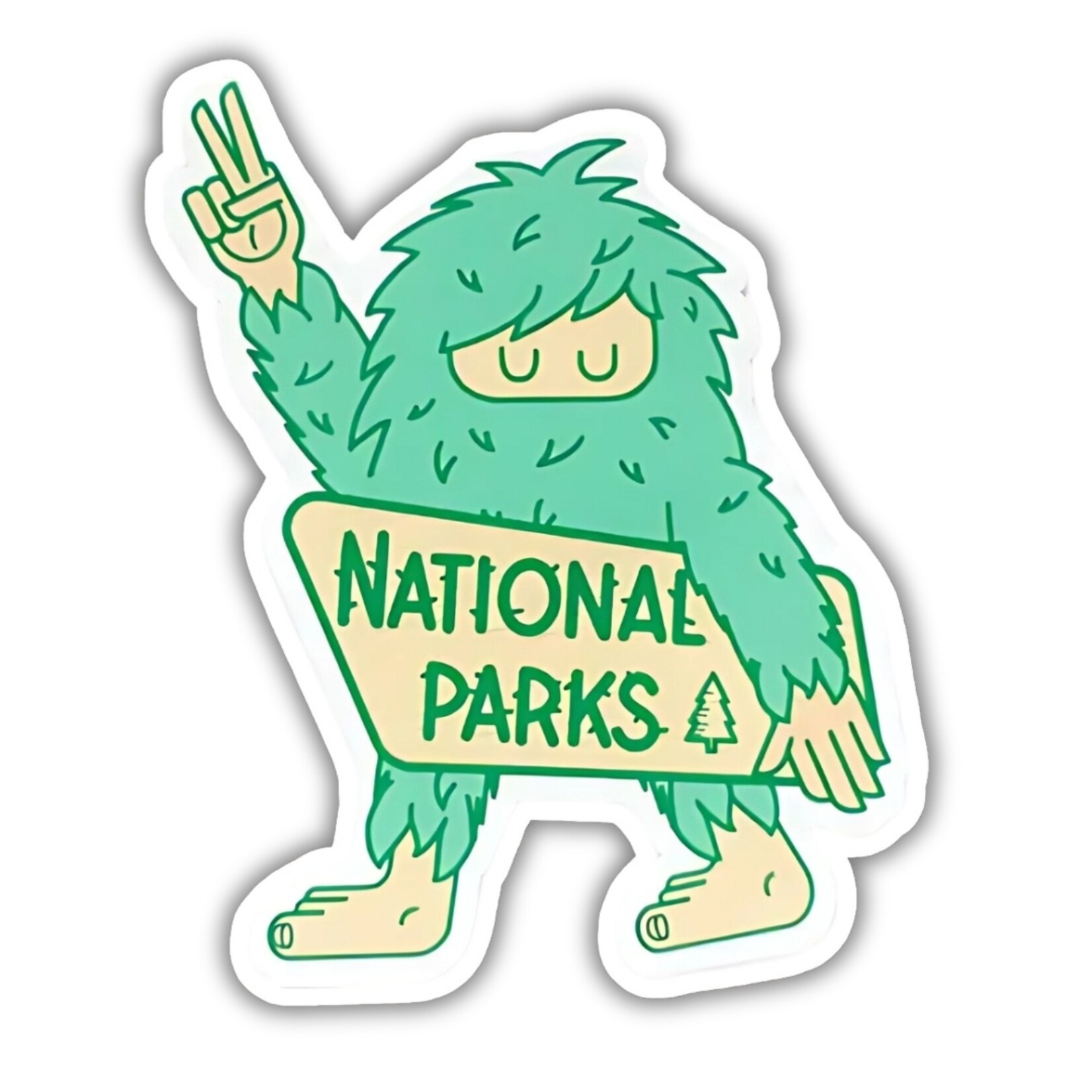 National Park Sasquatch Sticker (5")