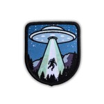 UFO Bigfoot Iron-on Patch (2.5")