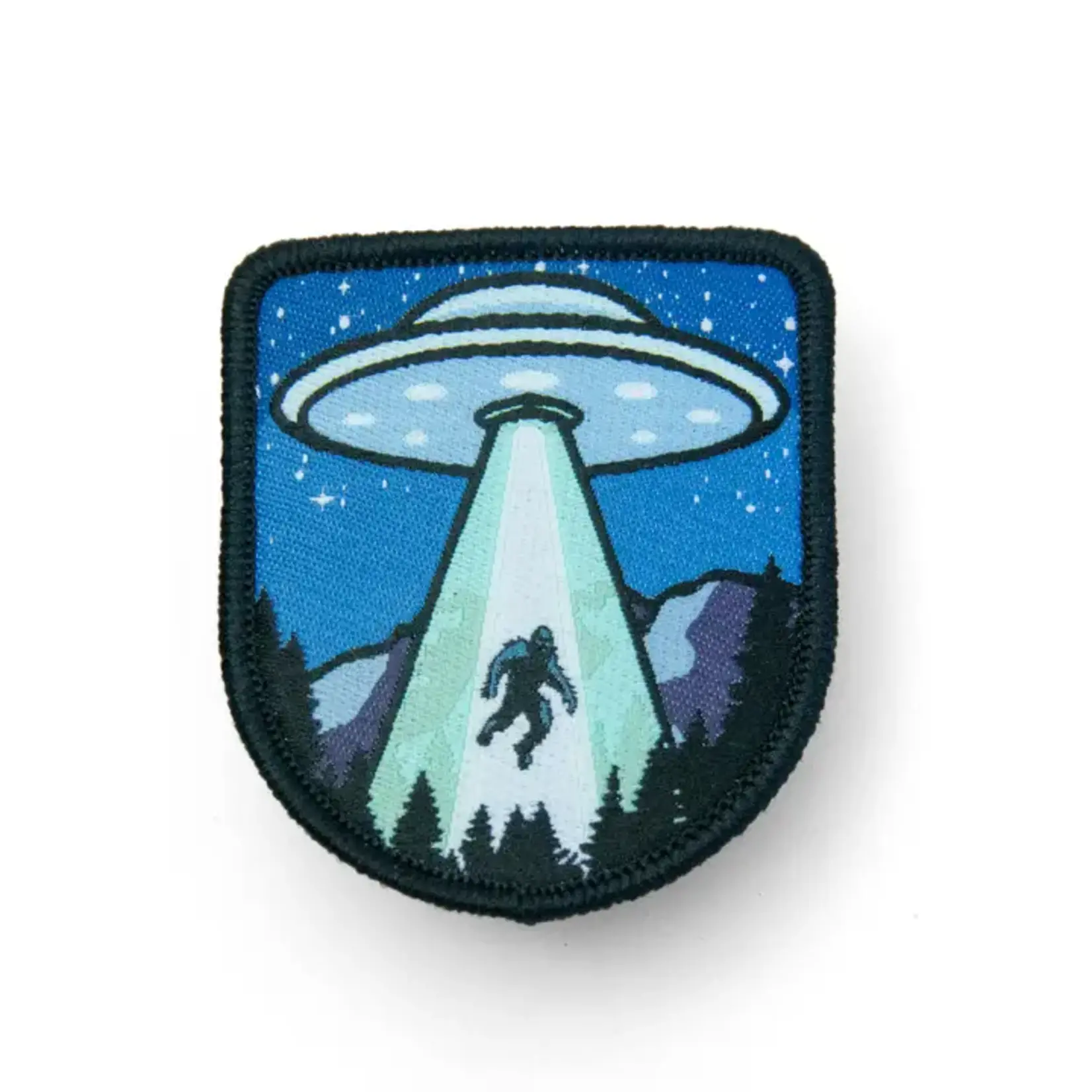 UFO Bigfoot Iron-on Patch (2.5")