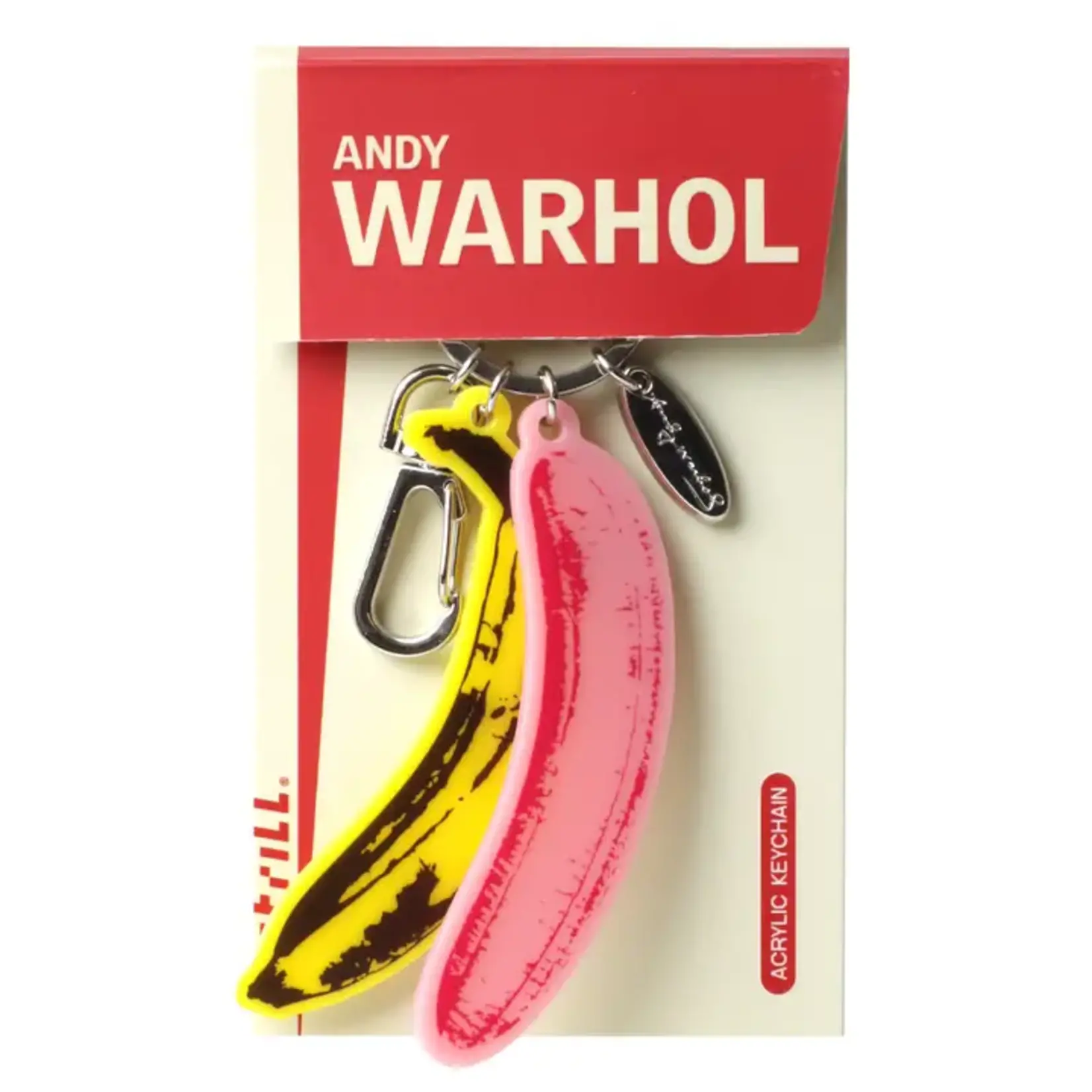 Warhol Bananas Acrylic Keychain