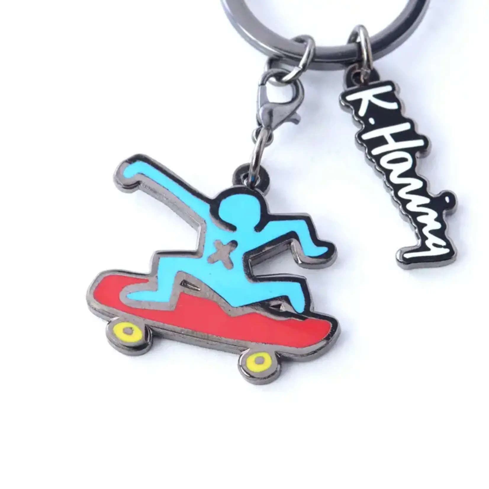 Keith Haring Skatebaorder Keychain