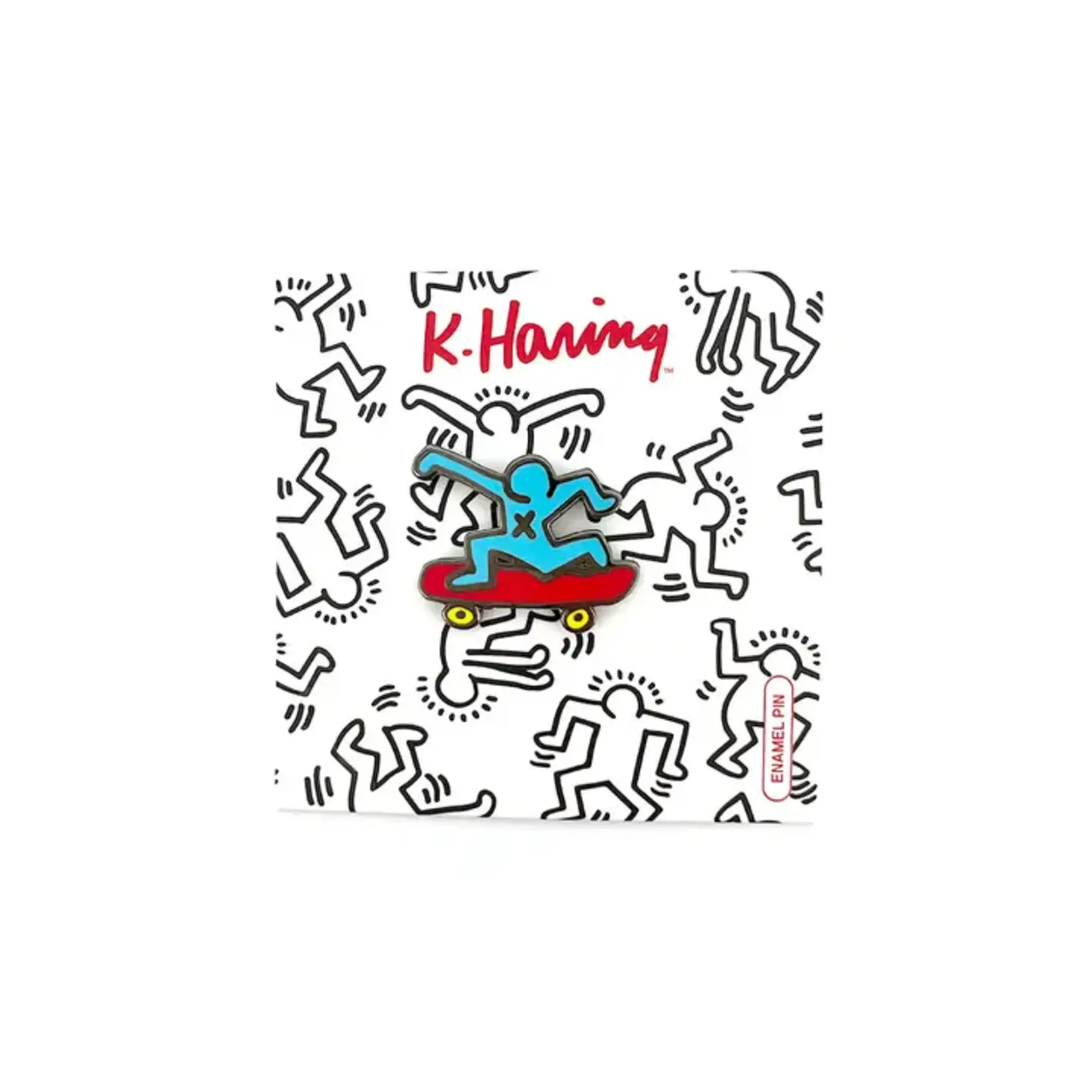 Keith Haring Skateboarder Pin
