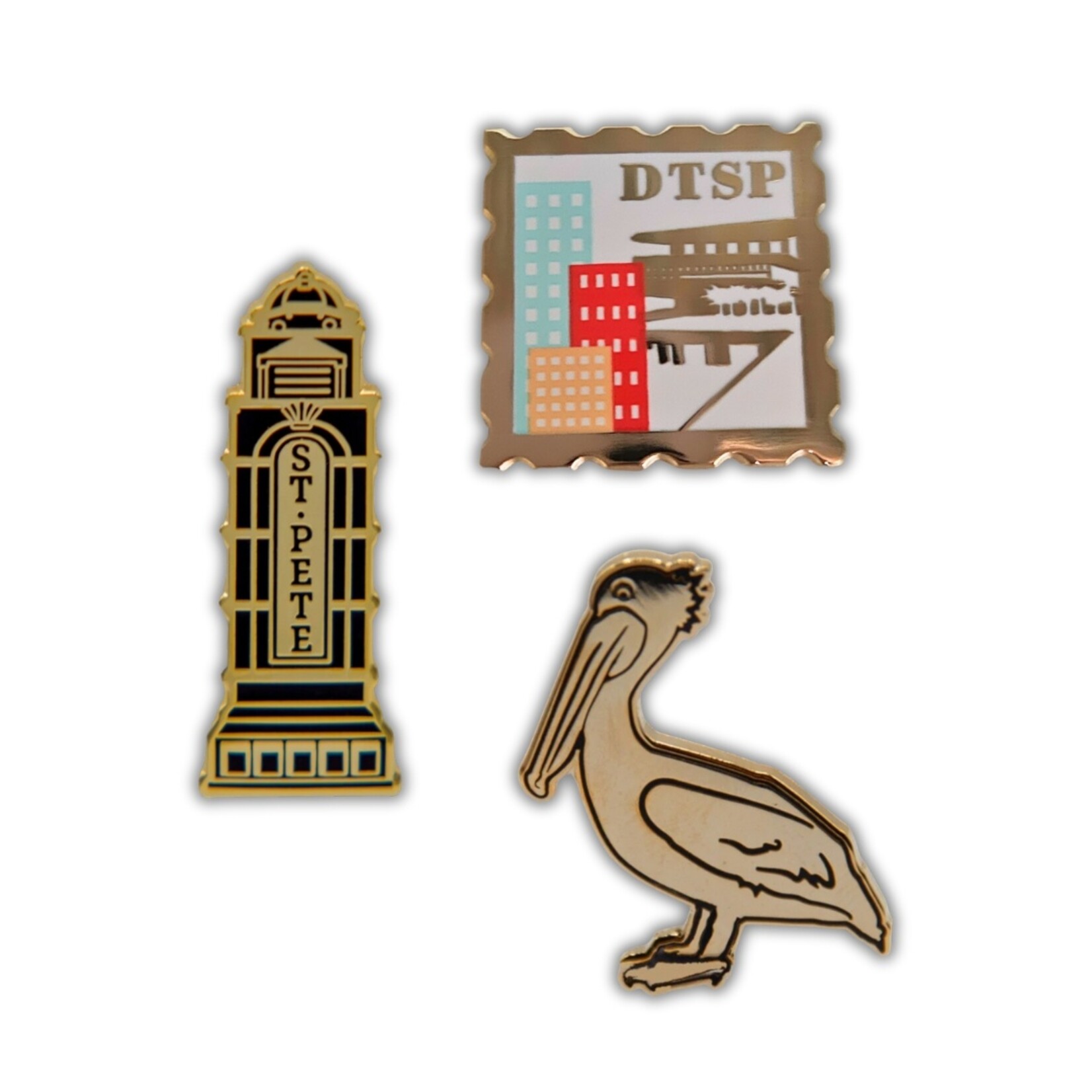 St. Pete Icon Tower Pin (1.5")