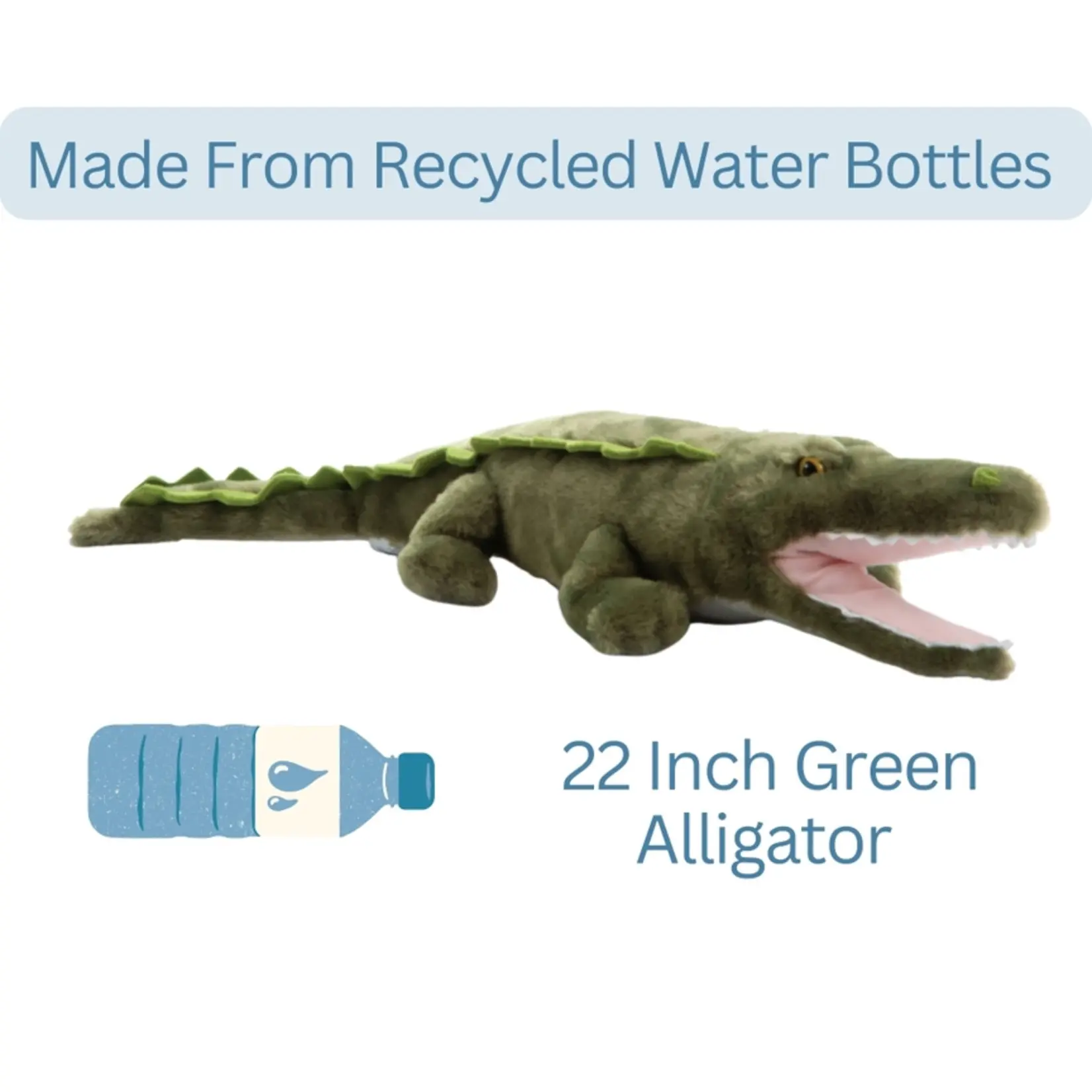 Green Alligator Plush (22")