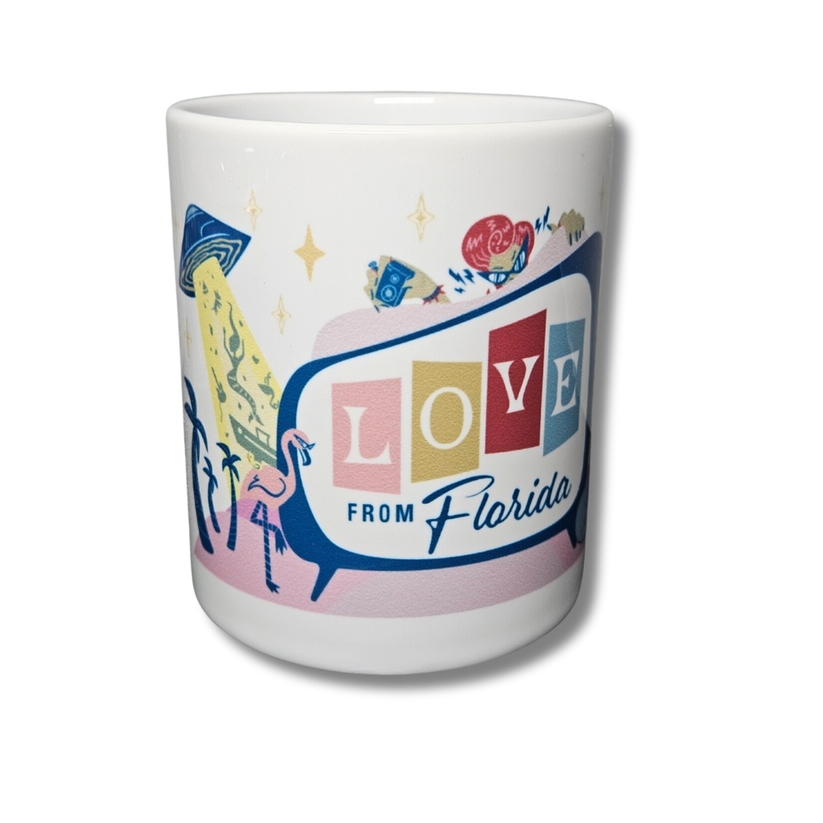 Ashley Cantero Love From Florida Mug by Ashley Cantero