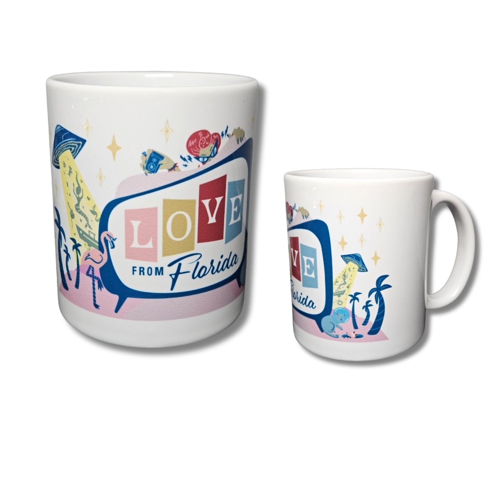 Ashley Cantero Love From Florida Mug by Ashley Cantero