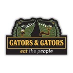 Gators & Gators Sticker (6" x 4")