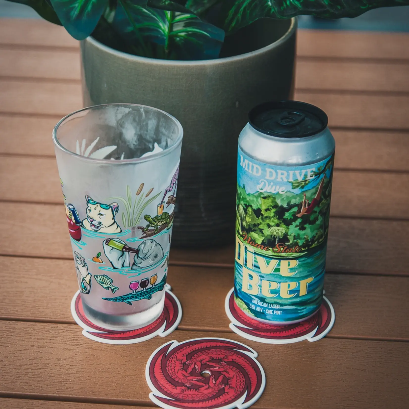 Hurricane Coaster Set (4pcs)