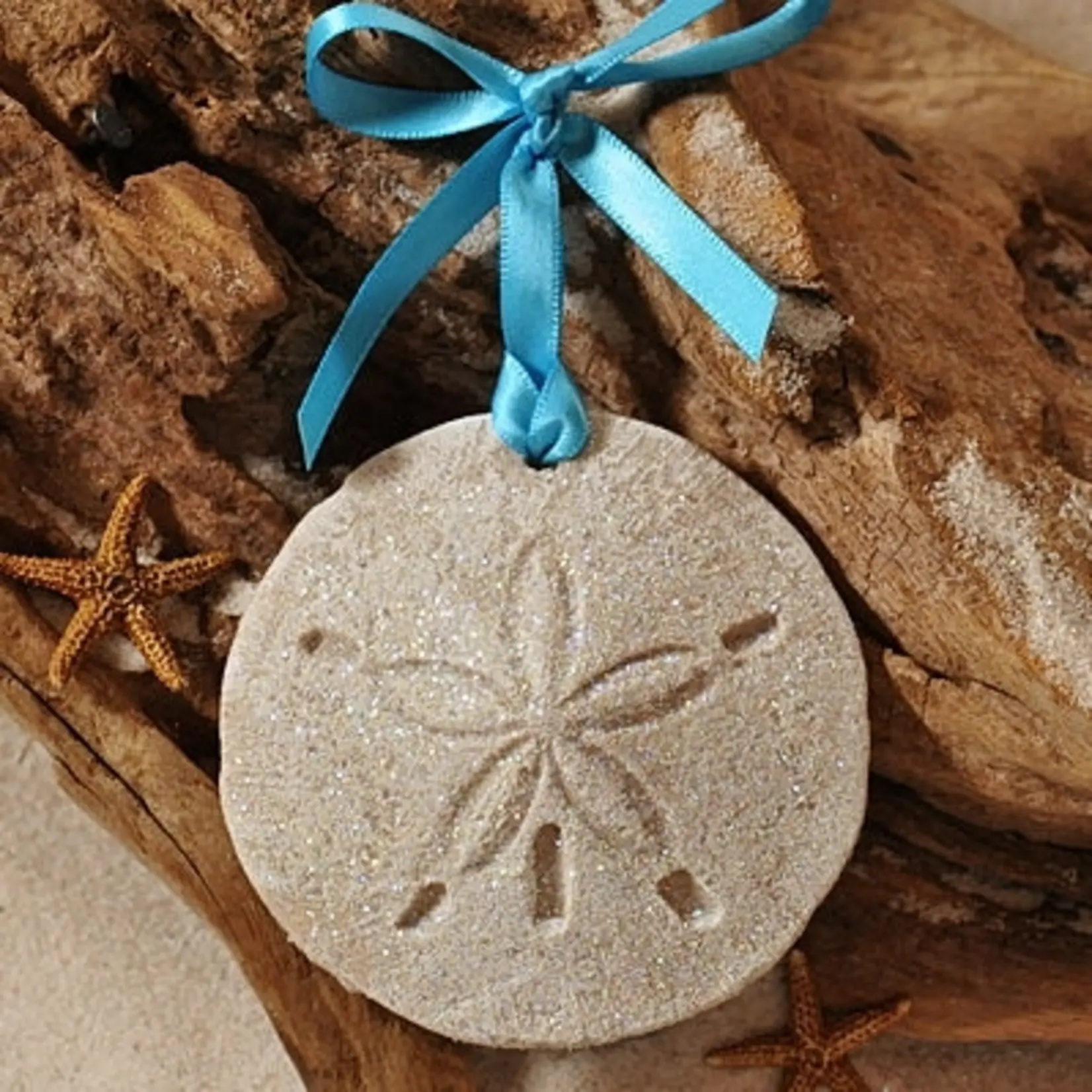 Sand Dollar Sand Ornament (3")