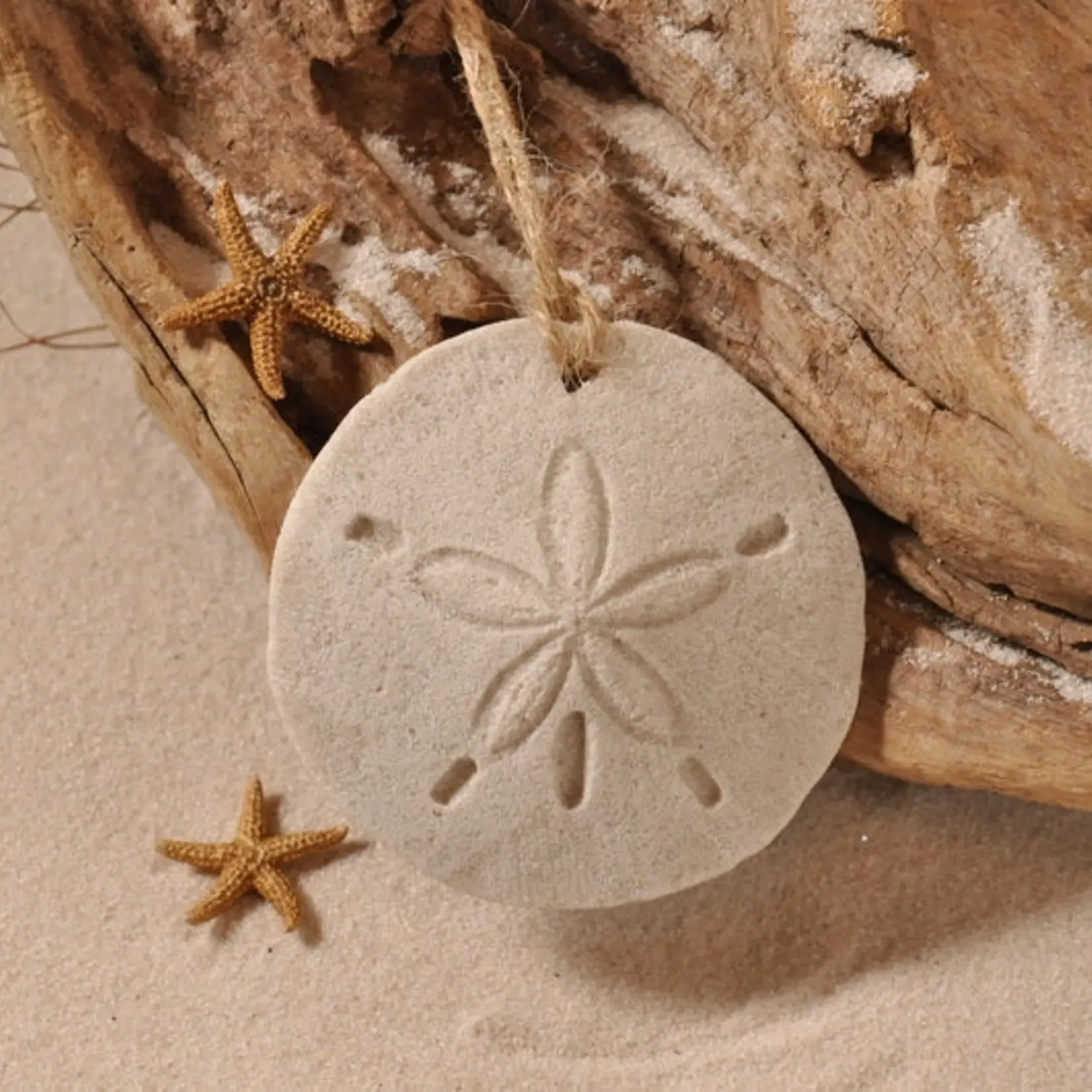 Sand Dollar Sand Ornament (3")