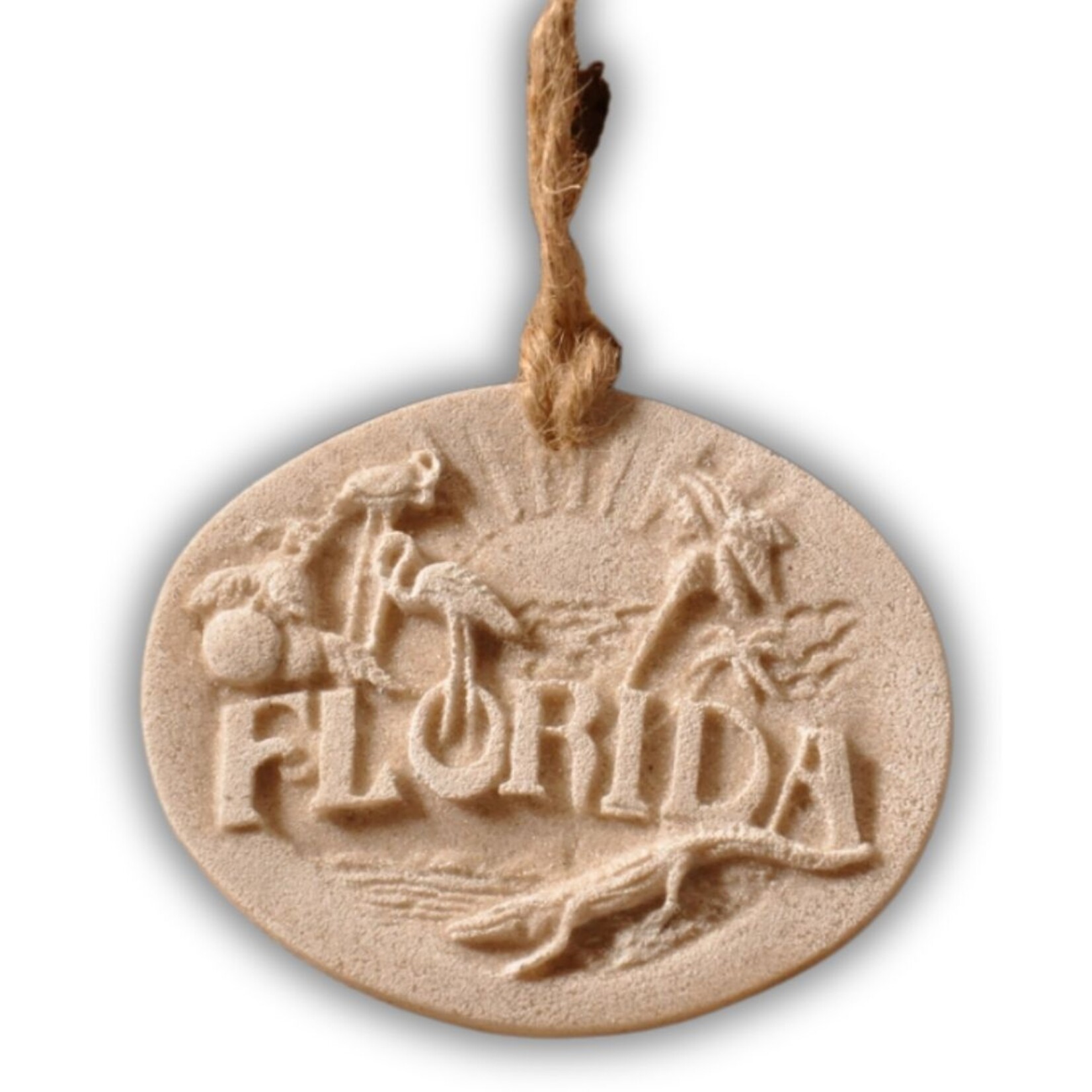 Florida Memories Sand Ornament  (4" x 3")