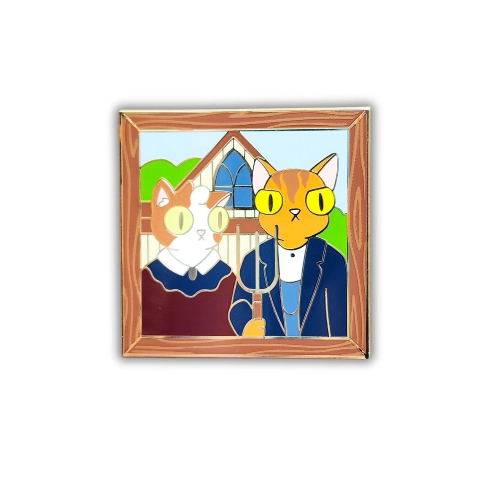 Americat Gothic Pin