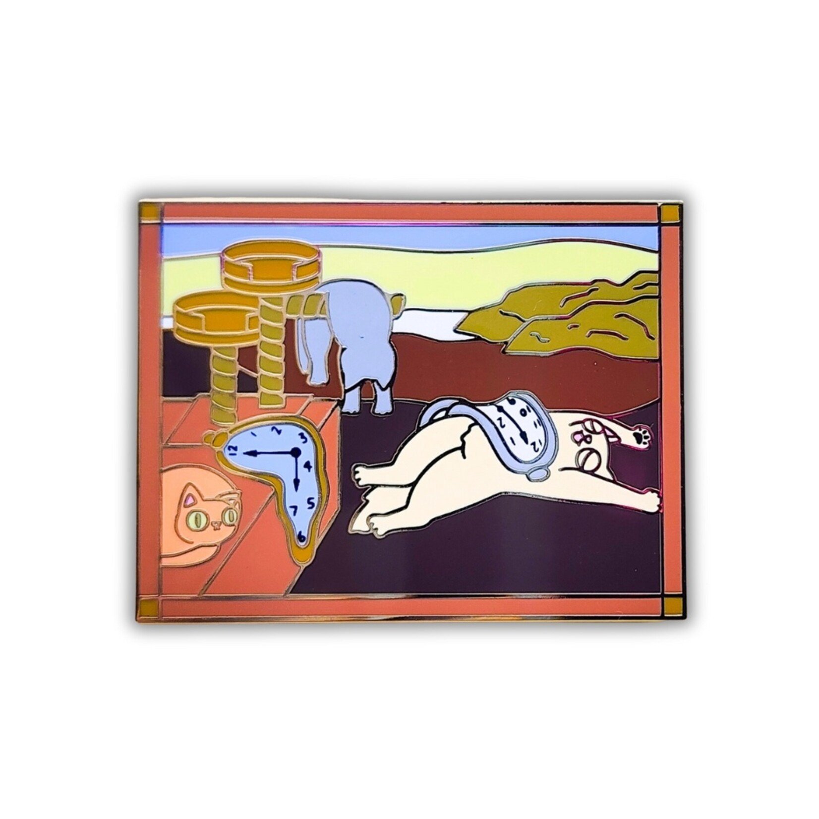 The Persistence of Felines Pin