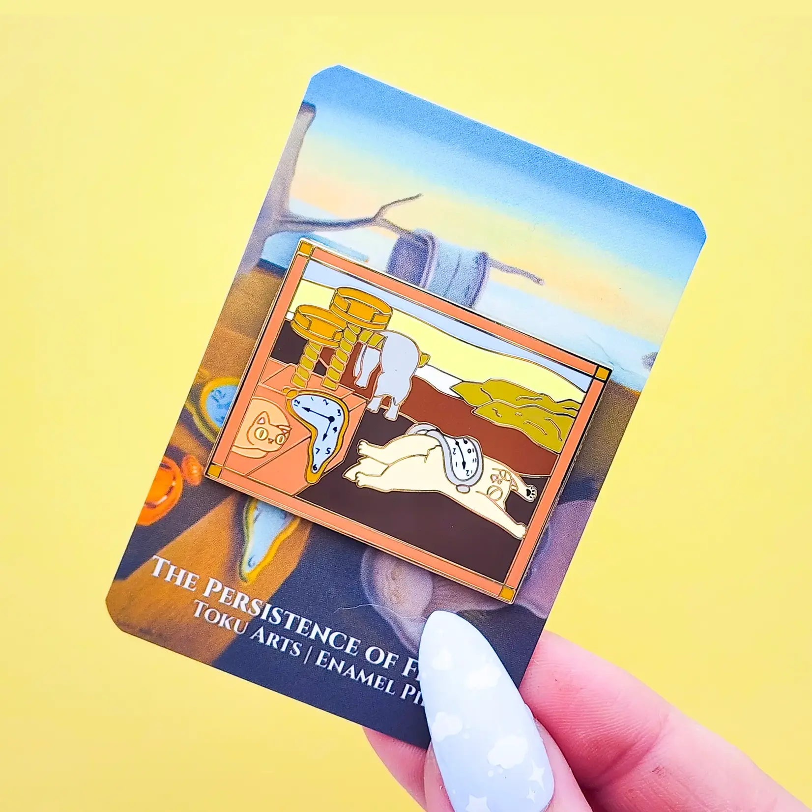 The Persistence of Felines Pin