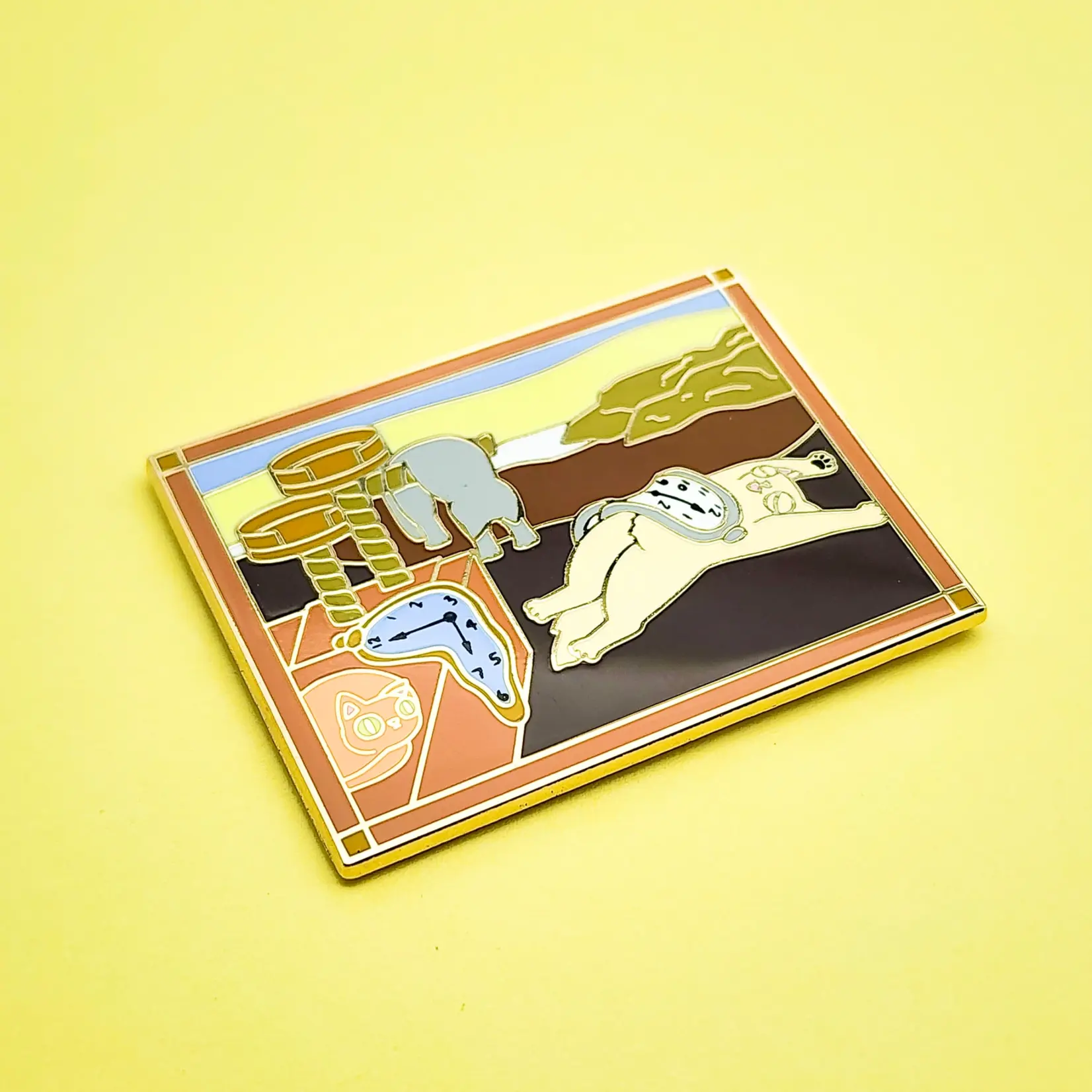 The Persistence of Felines Pin