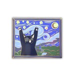 The Purry Night Pin
