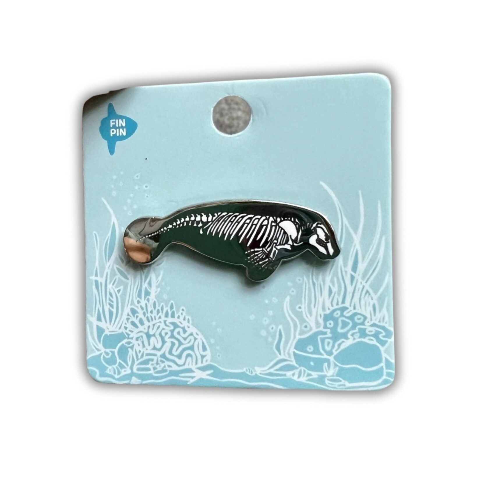 Manatee SkelePin Pin (1.75")