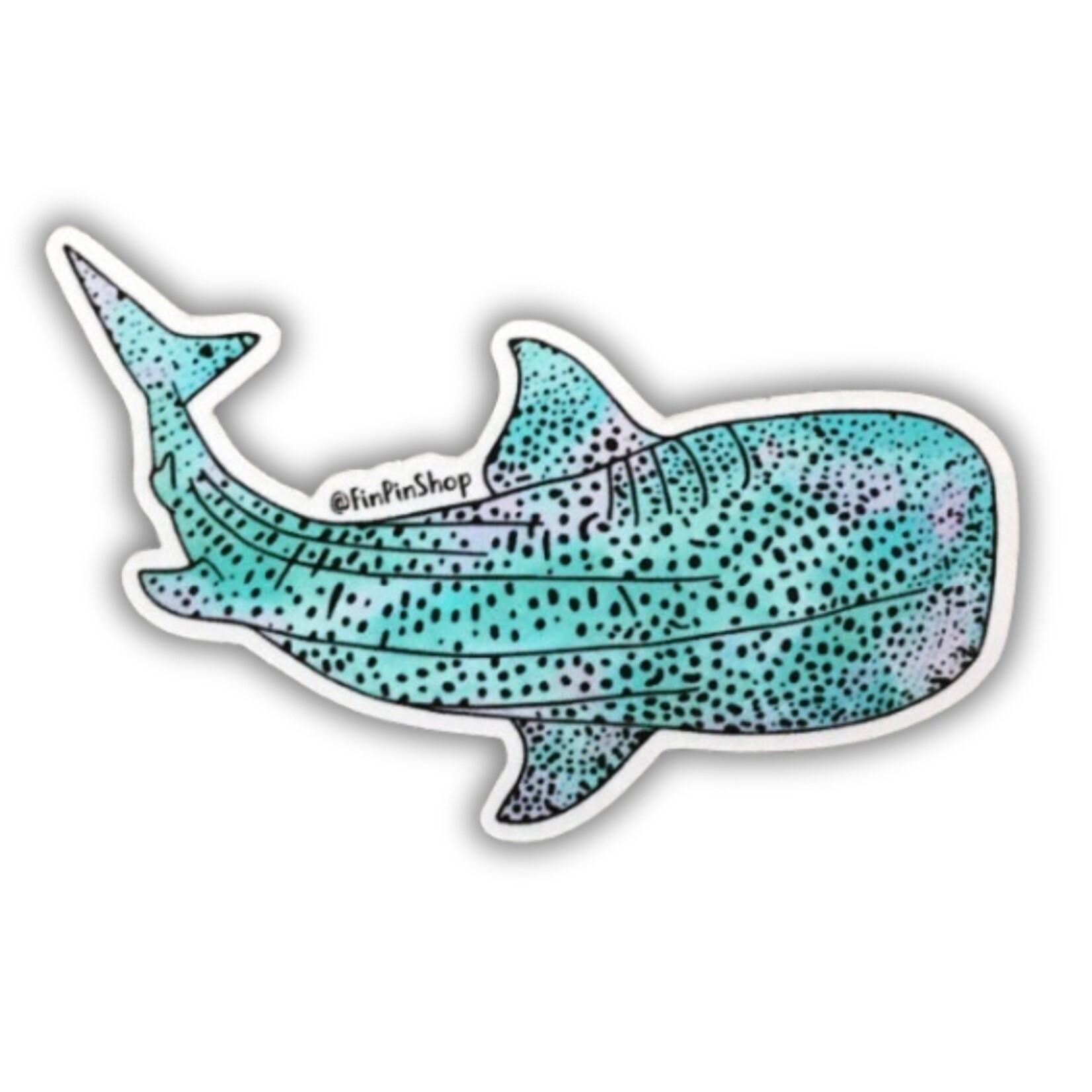 Whale Shark Sticker (3")