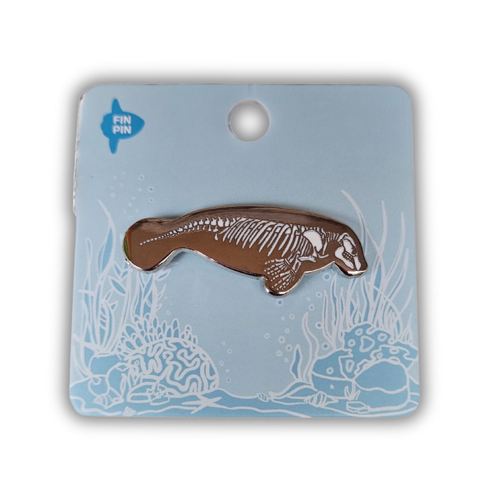 Manatee SkelePin Pin (1.75")