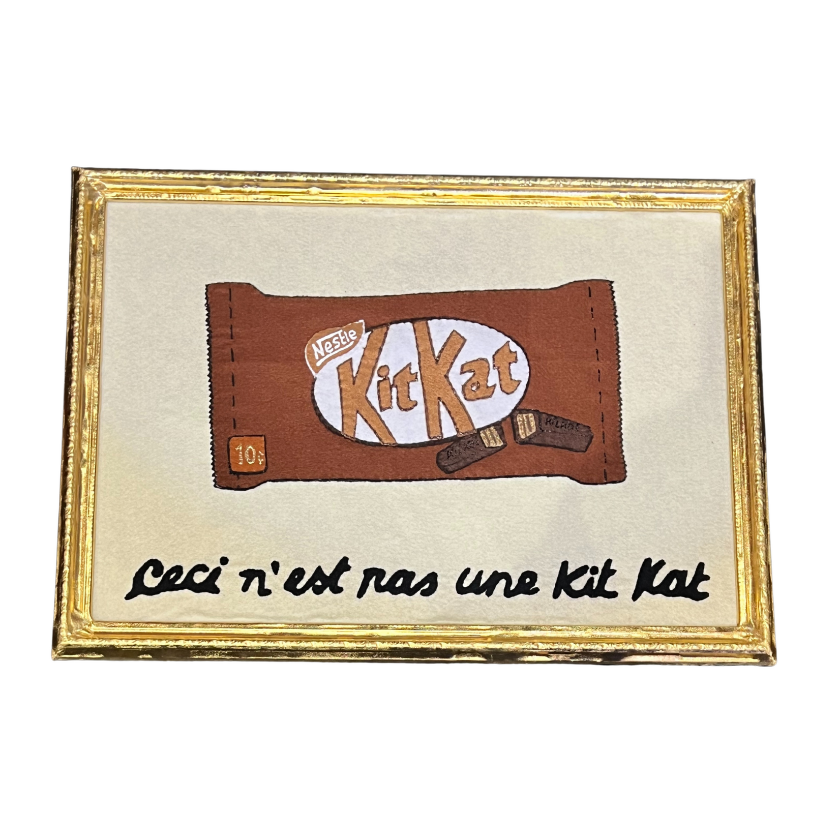 Lucy Sparrow Lucy Sparrow - Flatwork -  Magritte's Kit Kat [CS]