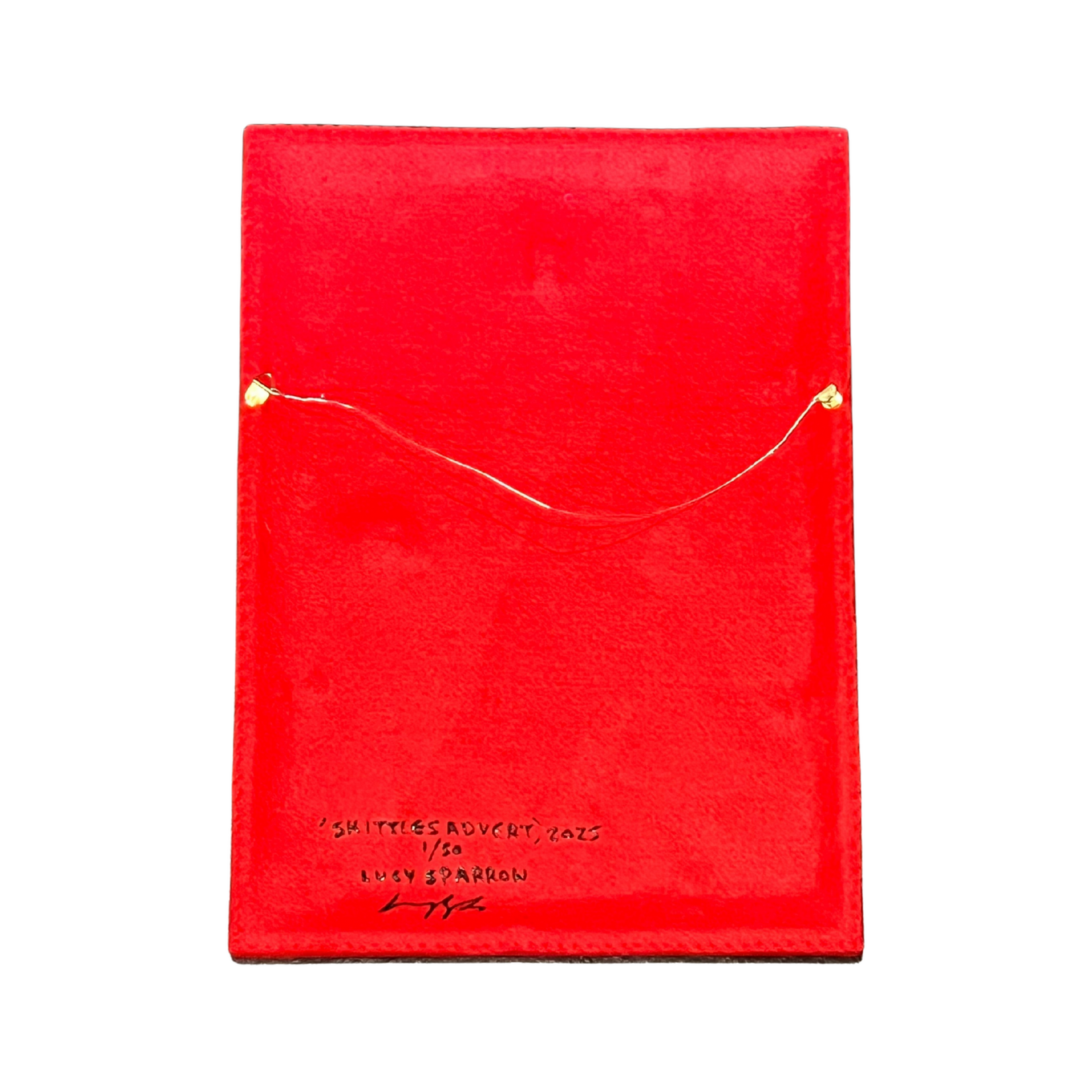 Lucy Sparrow Skittles Advert by Lucy Sparrow