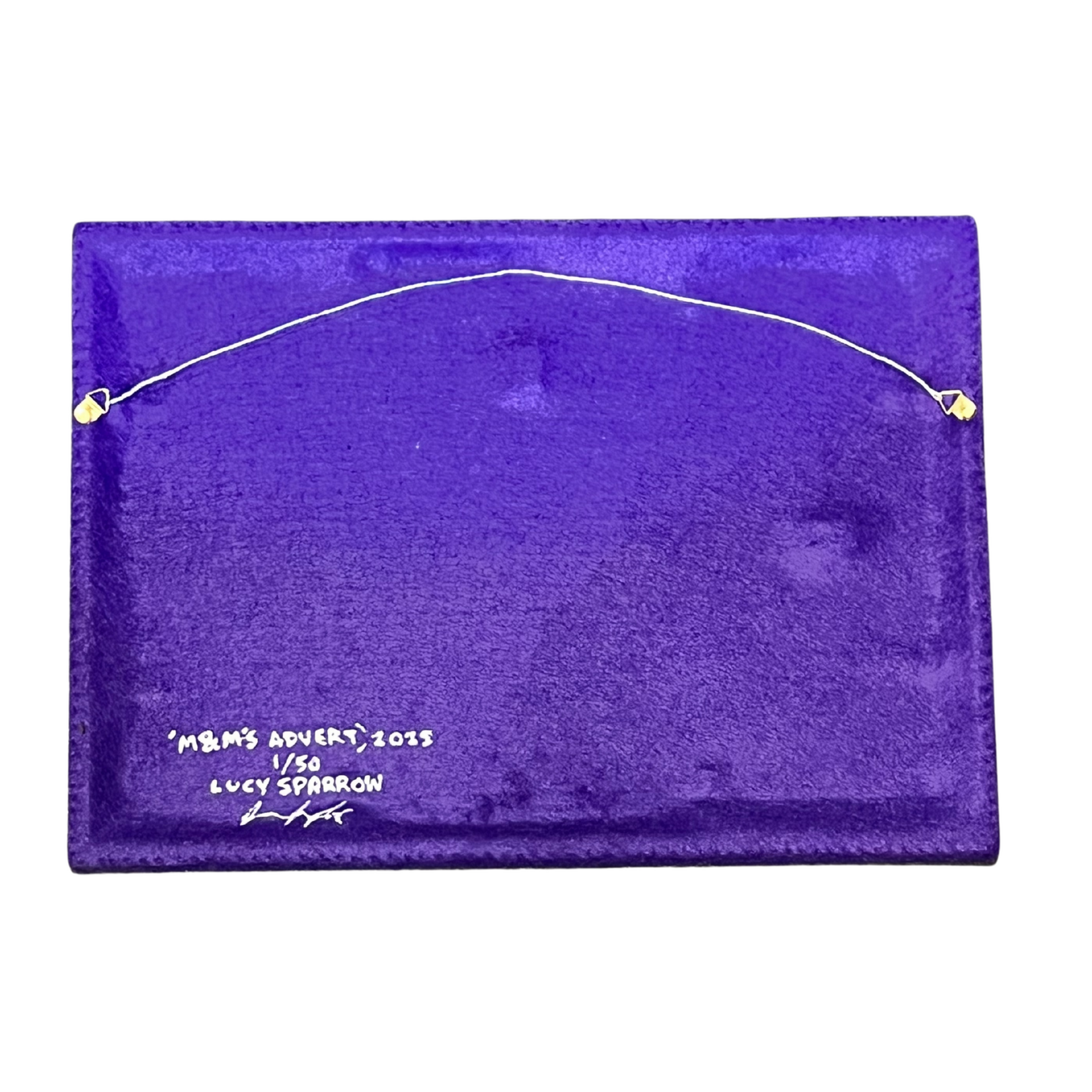 Lucy Sparrow M&M Advert by Lucy Sparrow