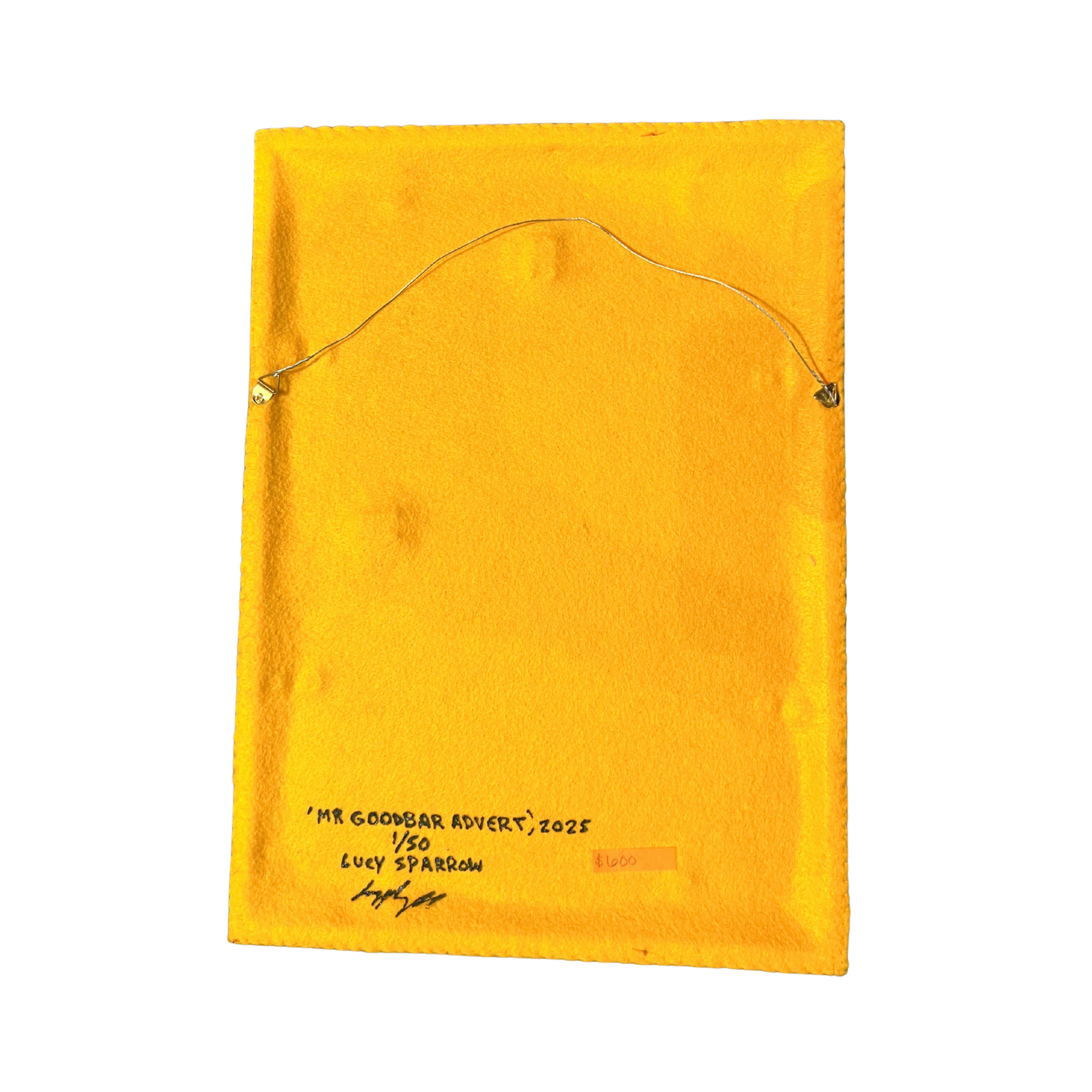 Lucy Sparrow Mr Goodbar Advert by Lucy Sparrow