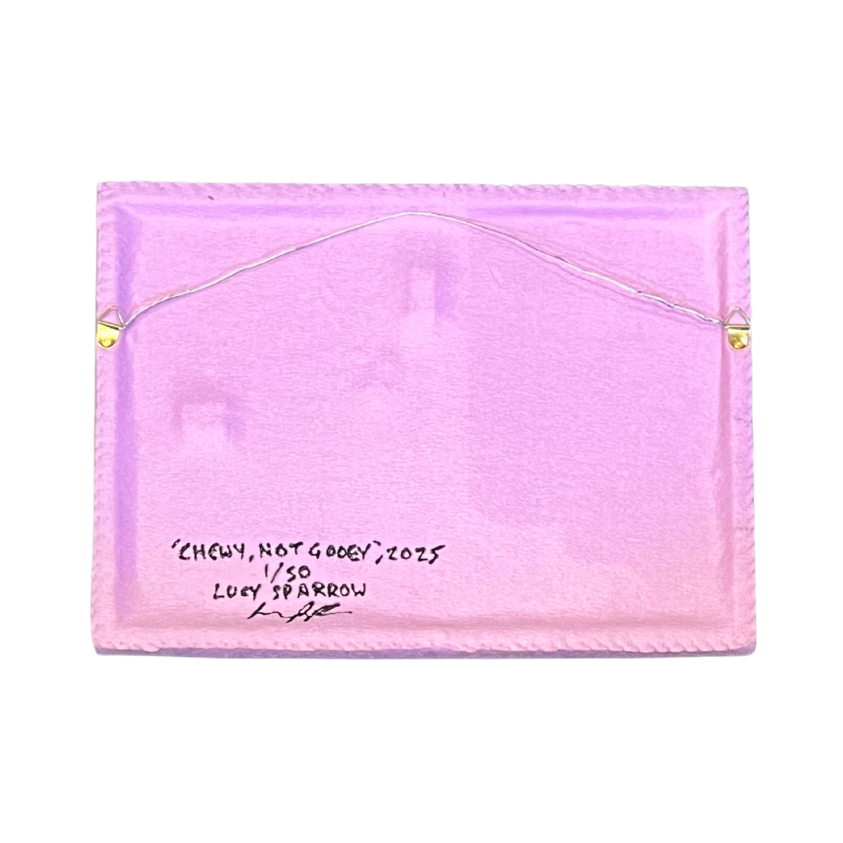 Lucy Sparrow Milk Duds Advert by Lucy Sparrow