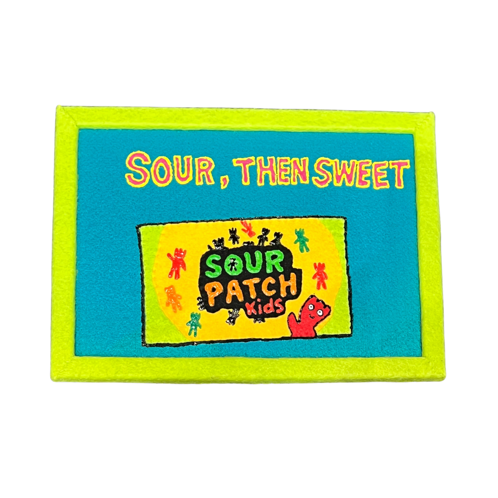 Lucy Sparrow Sour Patch Kids Advert by Lucy Sparrow