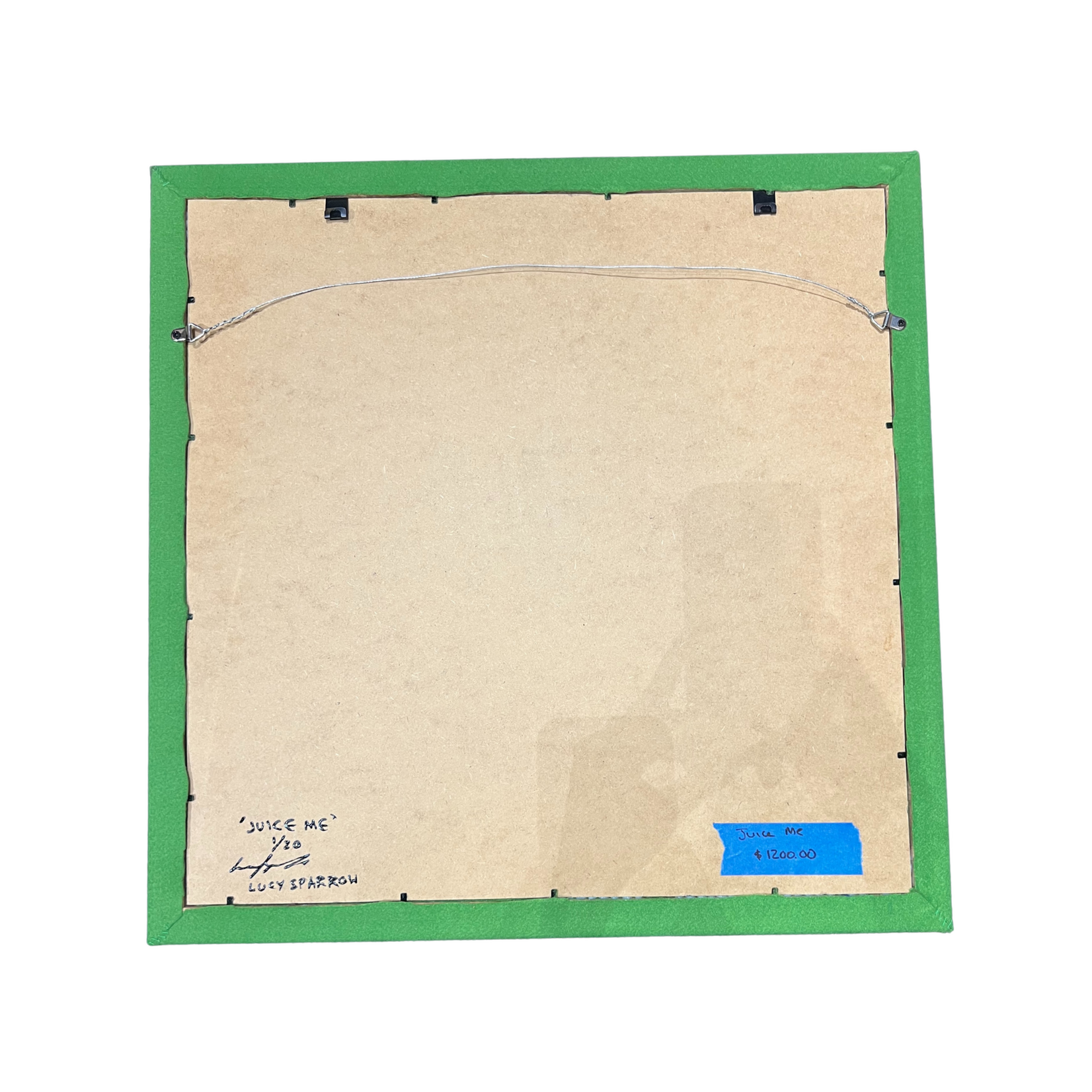 Lucy Sparrow Juice Me by Lucy Sparrow