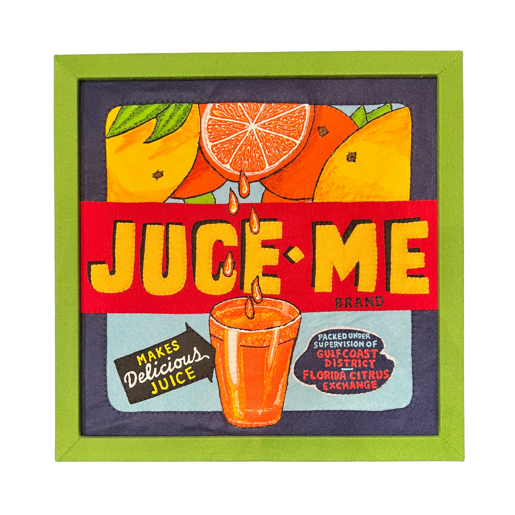 Lucy Sparrow Juice Me by Lucy Sparrow