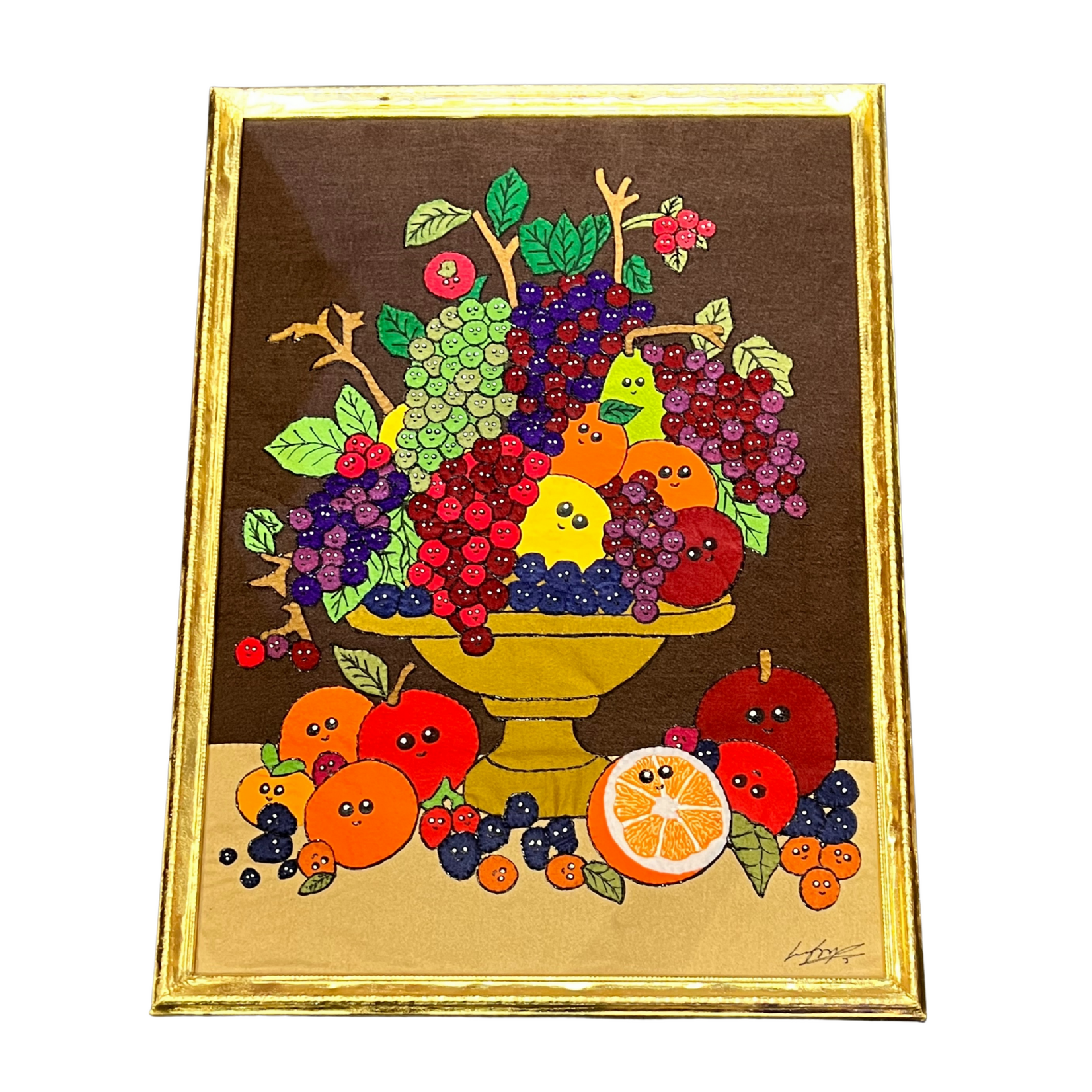 Lucy Sparrow Fruit Display by Lucy Sparrow