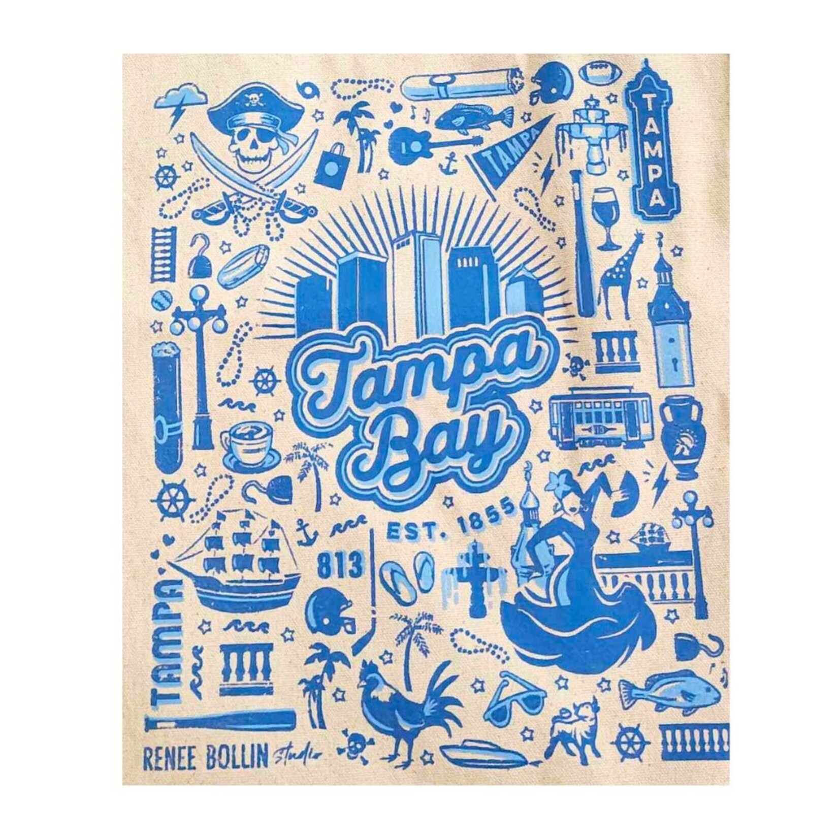 Renee Bollin Renee Bollin - Tea Towel - Assorted 27x27