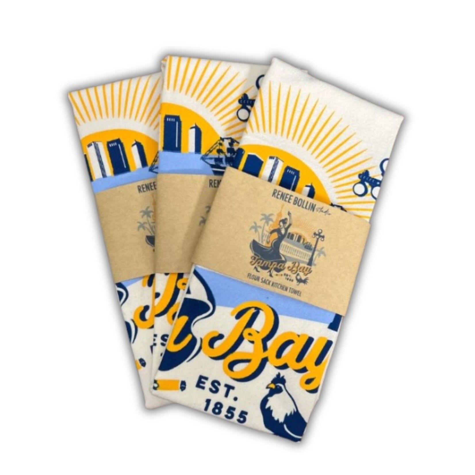 Renee Bollin Renee Bollin - Tea Towel - Assorted 27x27