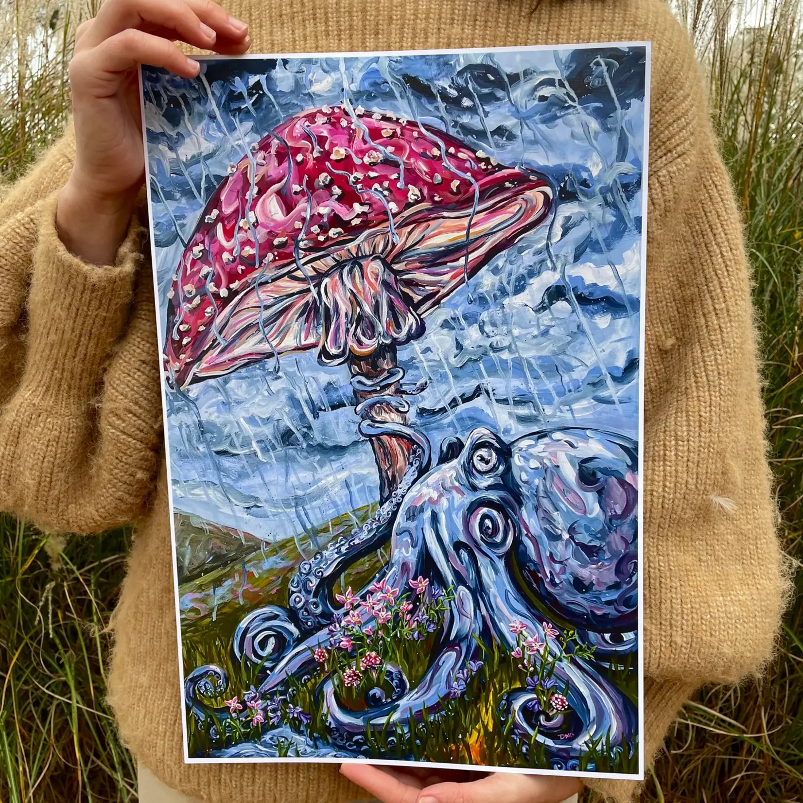 Dana Donkle Dana Donkle - Print - Shroom Gloom 12x18