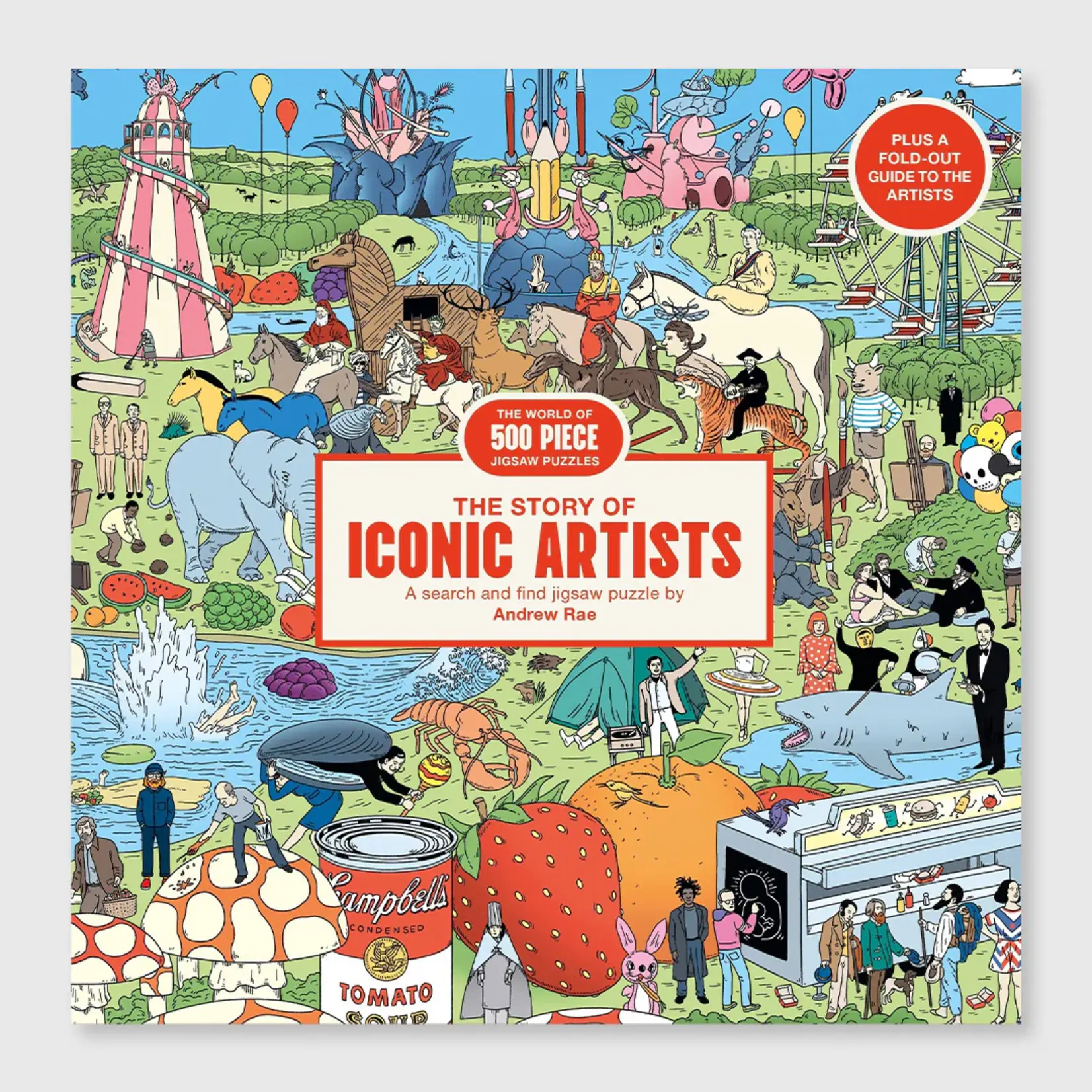 The Story of Iconic Artists - 500 Piece Puzzle