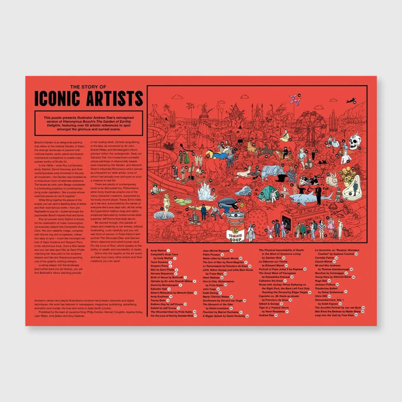 The Story of Iconic Artists - 500 Piece Puzzle