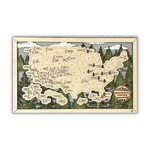 Jazzy Willow Designs National Parks Map - United States