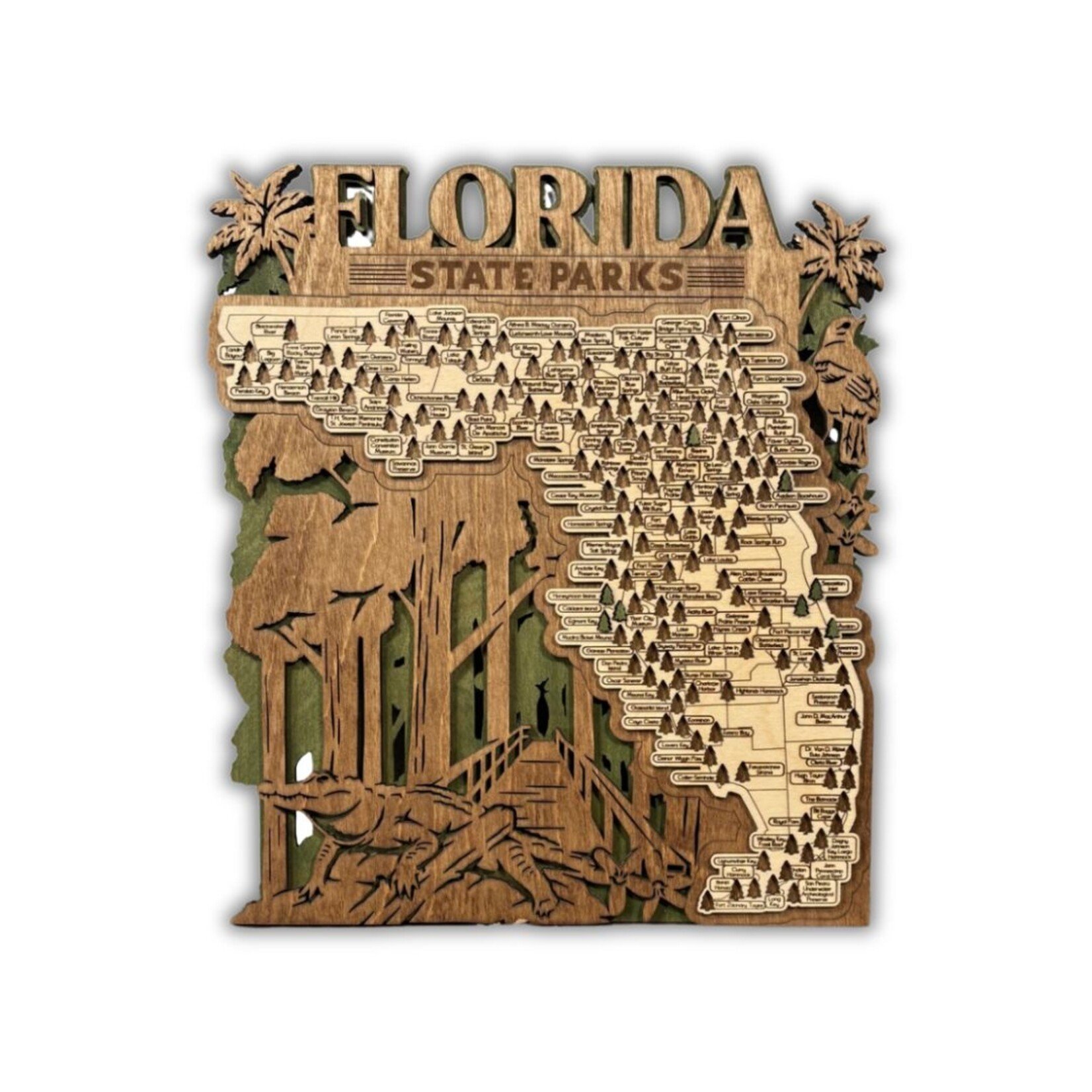 Jazzy Willow Designs Jazzy Willow Designs - State Park Map - Florida