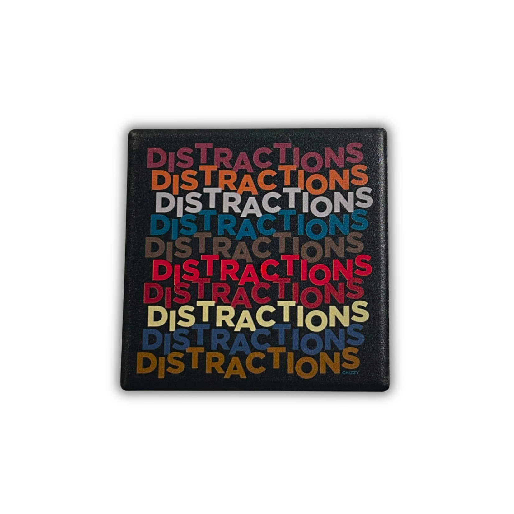 Chad Mize "Distractions" Ceramic Magnet by Chad Mize