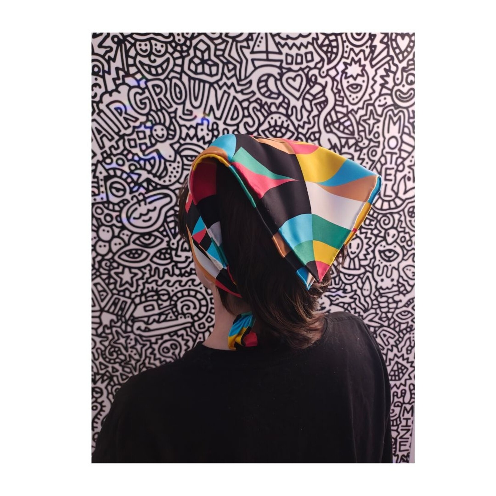 Chad Mize Abstract Bandana by Chad Mize