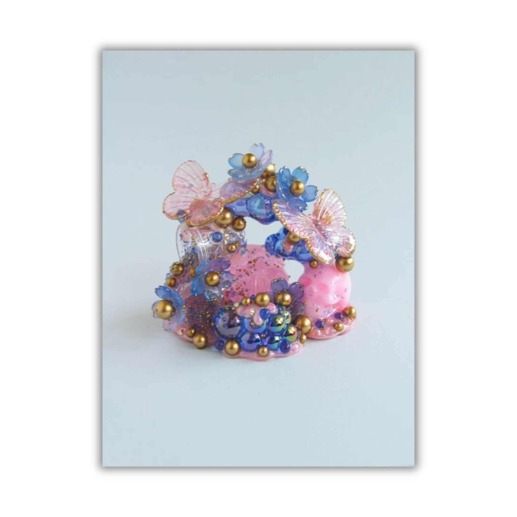 Brigitte Coovert Glue Babies Butterfly 5x7 Print by Brigitte Coovert