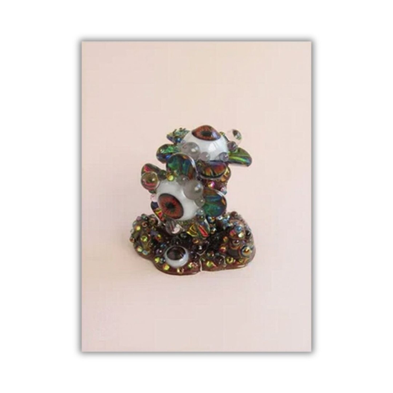Brigitte Coovert Glue Babies Eyeball 5x7 Print by Brigitte Coovert