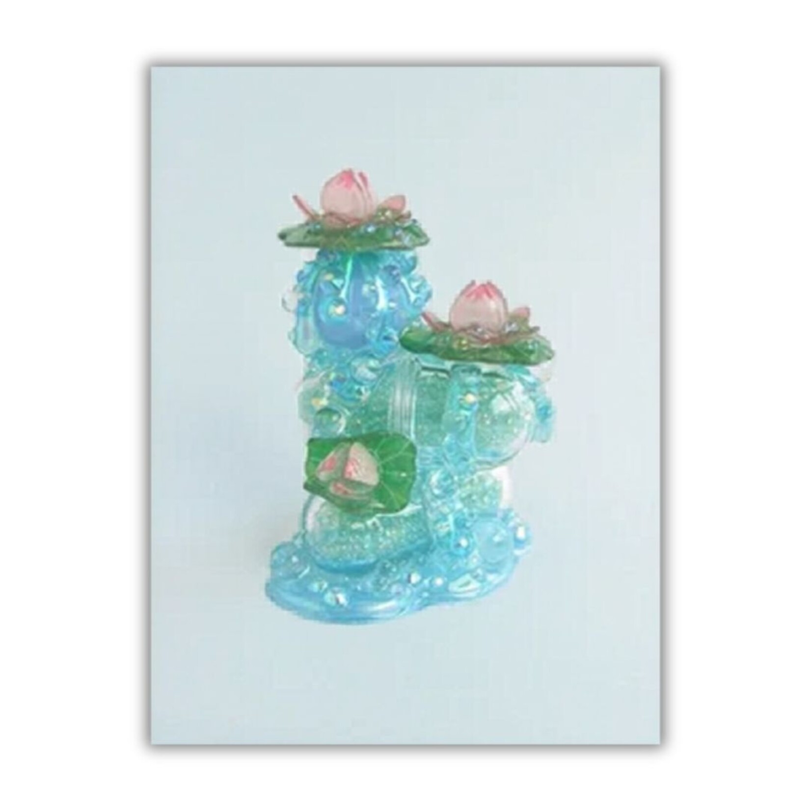 Brigitte Coovert Glue Babies Lily Pad 5x7 Print by Brigitte Coovert