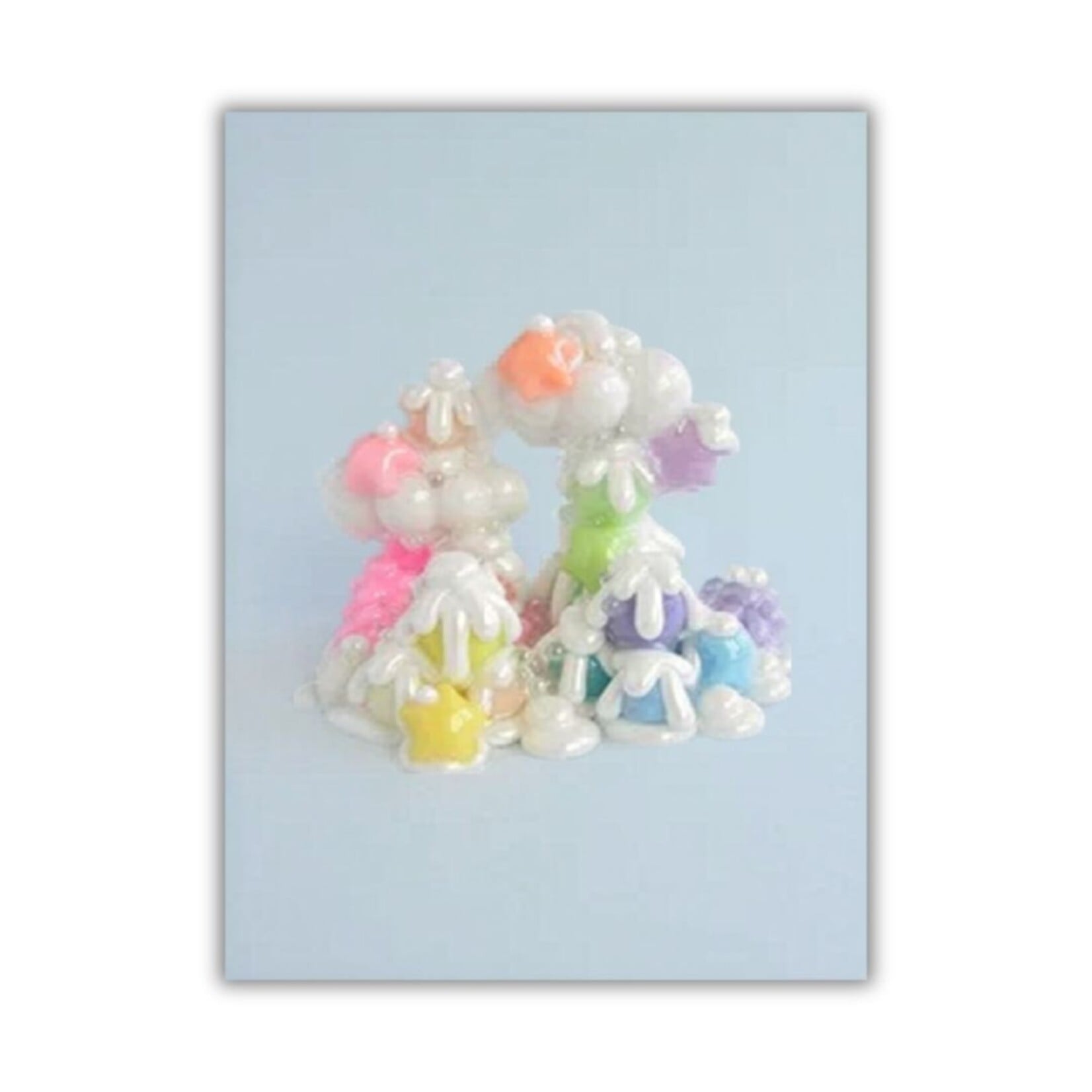 Brigitte Coovert Glue Babies Rainbow 5x7 Print by Brigitte Coovert