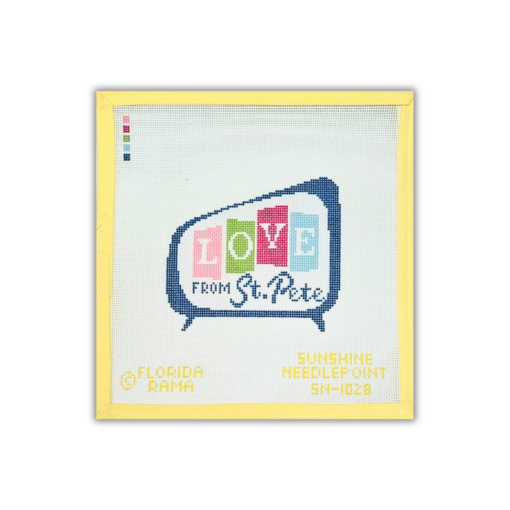 Needlepoint Kit - Love From St. Pete