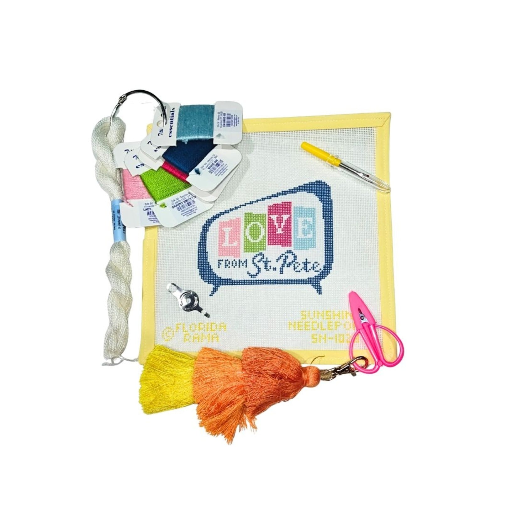 Needlepoint Kit - Love From St. Pete